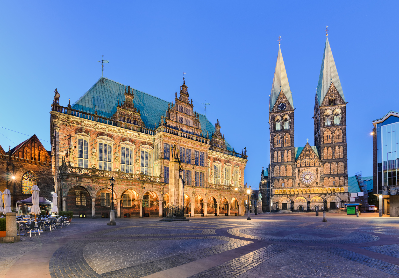 Bremer Markt mit Rathaus und Dom; Detektei Bremen, Detektiv Bremen, Privatdetektiv Bremen, Wirtschaftsdetektei Bremen